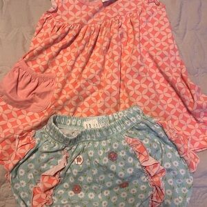 Serendipity Stylish Pink and Blue Kids Diaper Cover Set